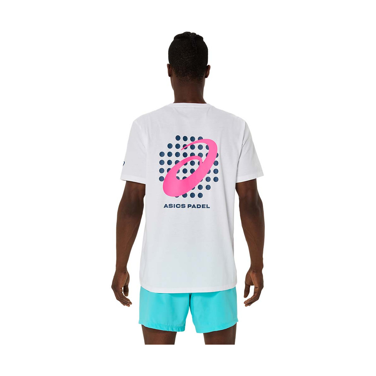 T-Shirt Asics Padel Court SS Blanc