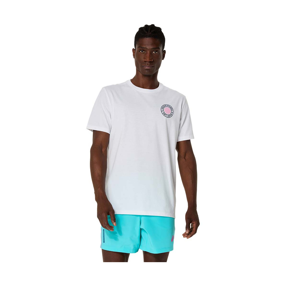 Asics Padel Court SS T-Shirt Lichtblauw