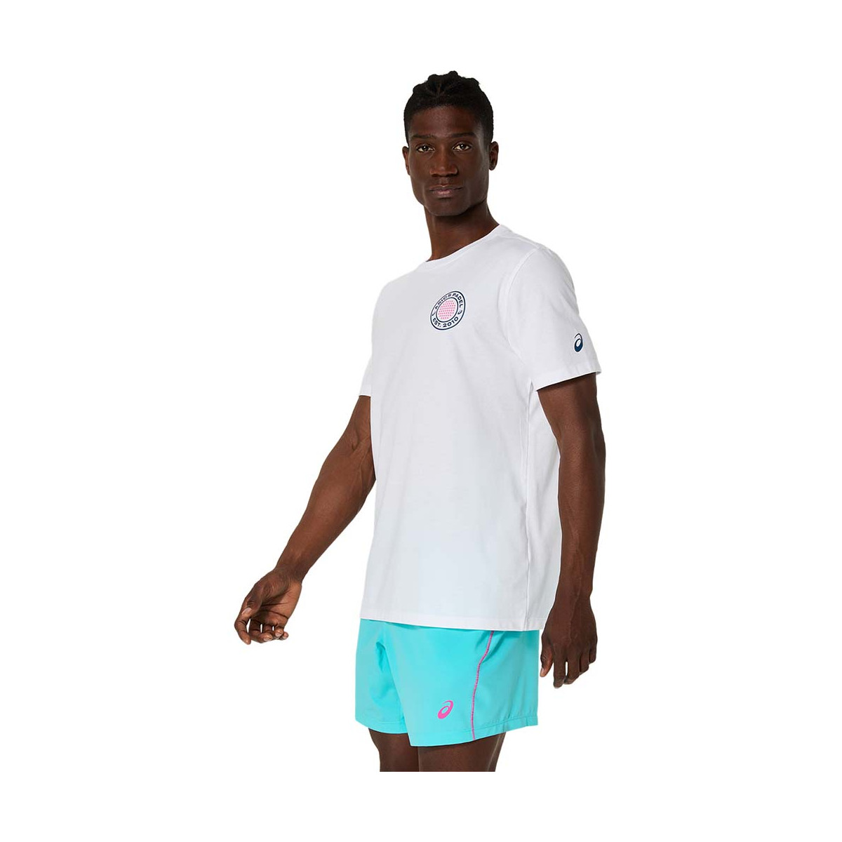 Asics Padel Court SS T-Shirt Lichtblauw