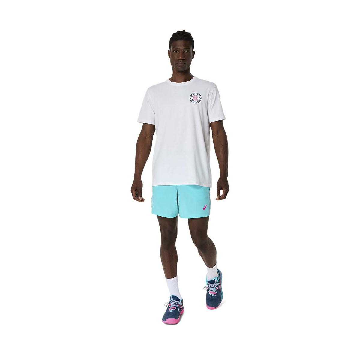 Asics Padel Court SS T-Shirt Lichtblauw