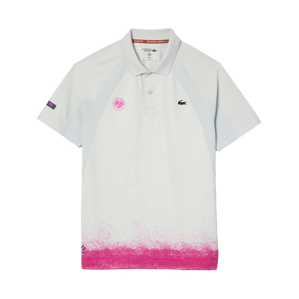 Lacoste Tennis x Daniil Medvedev Roland Garros Marineblauw polo