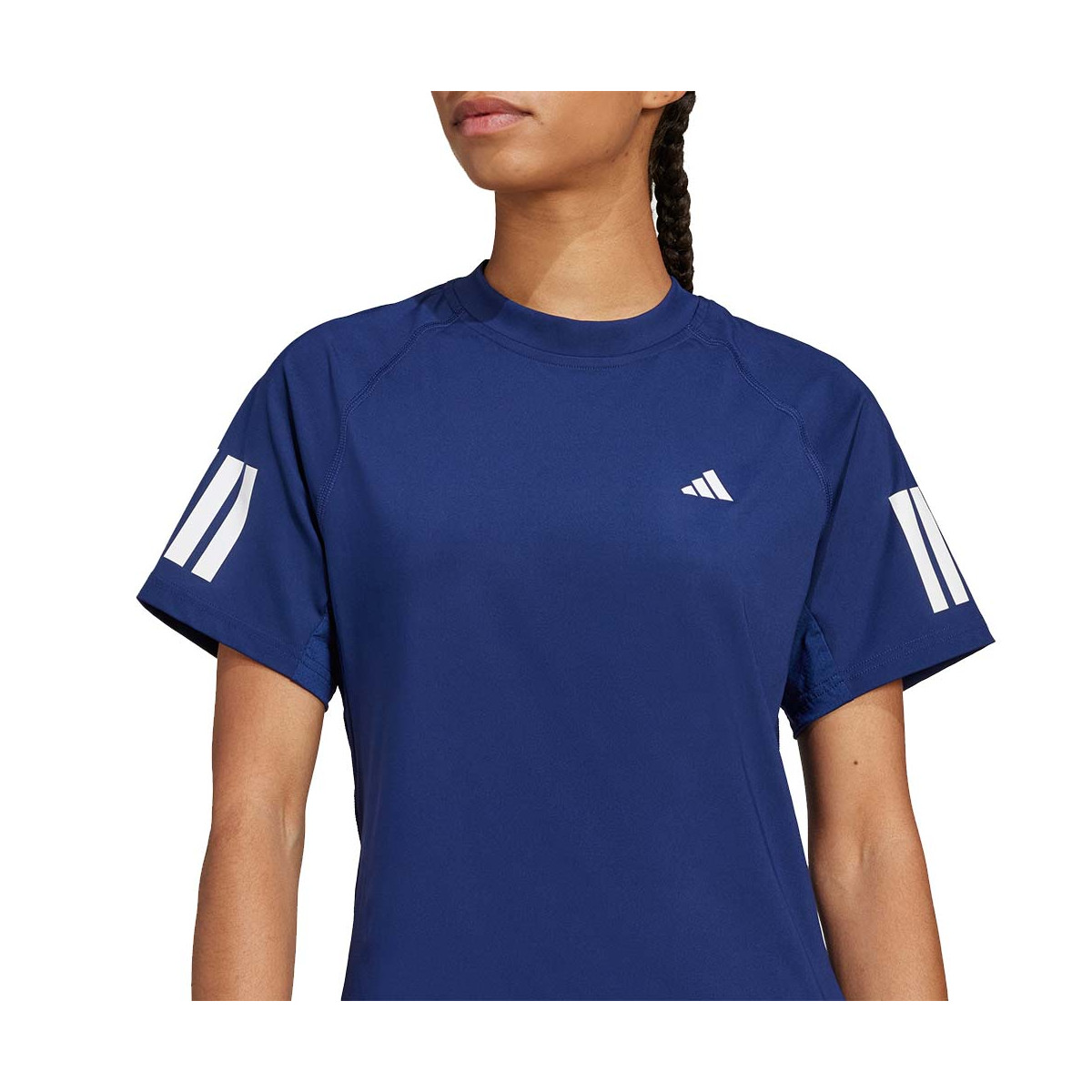 Adidas 3 Stripes Dames T-shirt Zwart