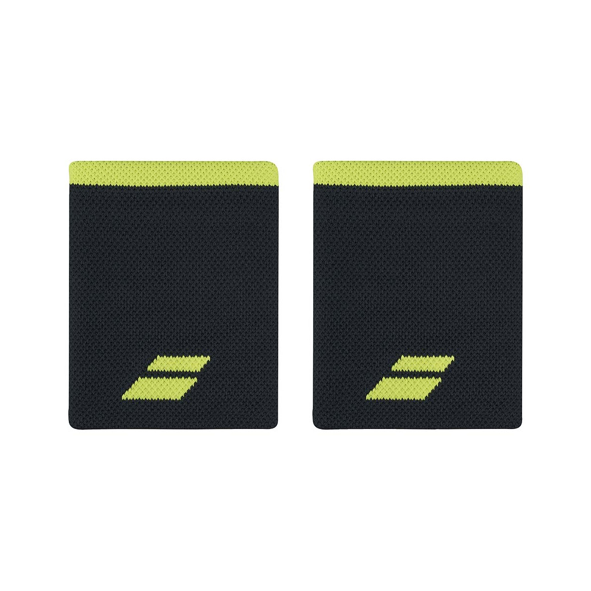 Babolat Jumbo Logo Wit / Zwart polsbandjes x 2