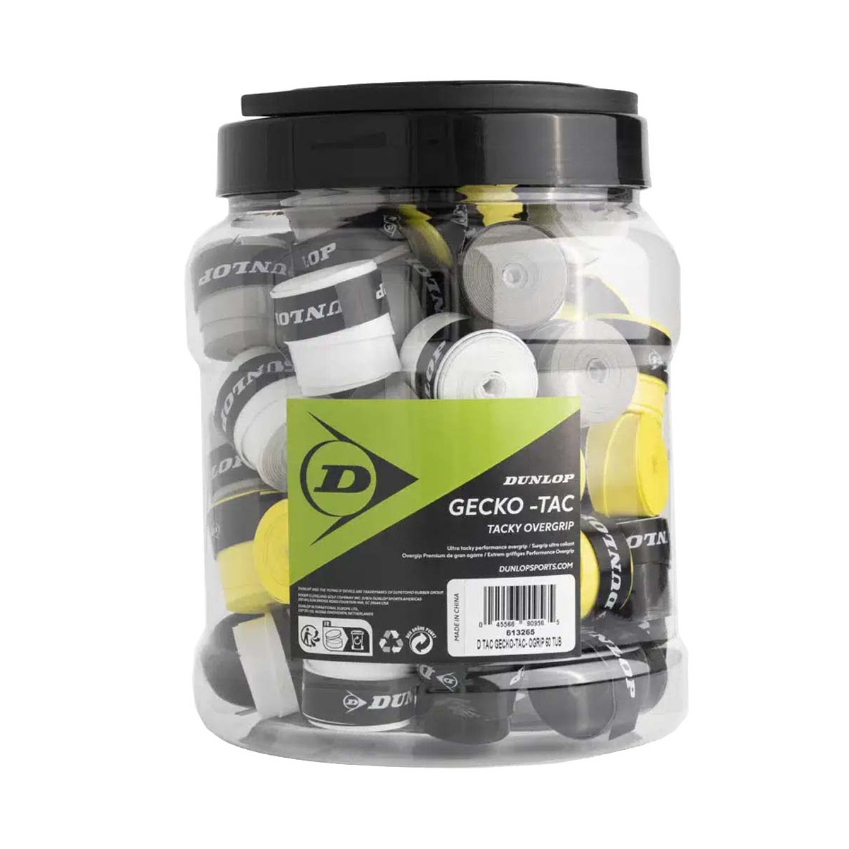 Dunlop Gecko Tac Overgrips Zwart x 3