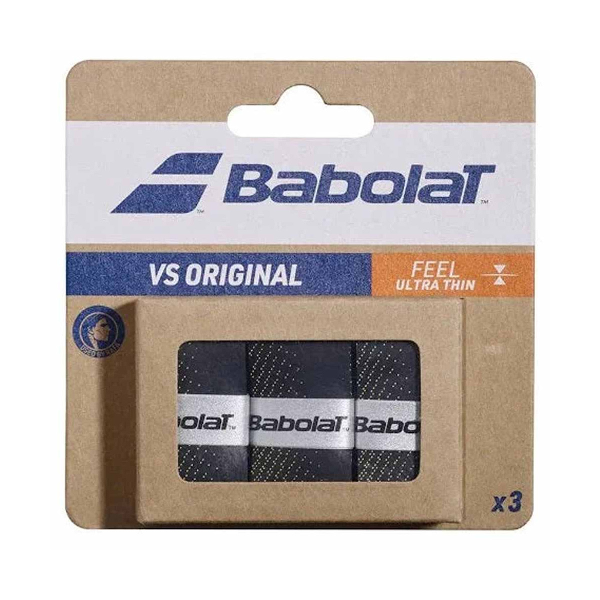 Babolat VS Original Zwart Geel x 3 overgrips