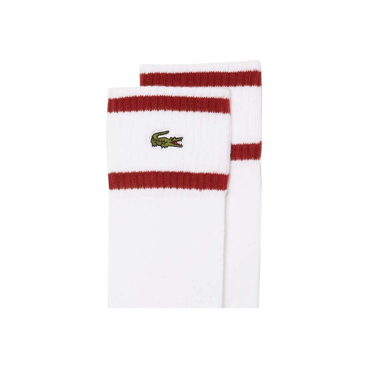 Lacoste Roland Garros Wit / Bruin Sokken