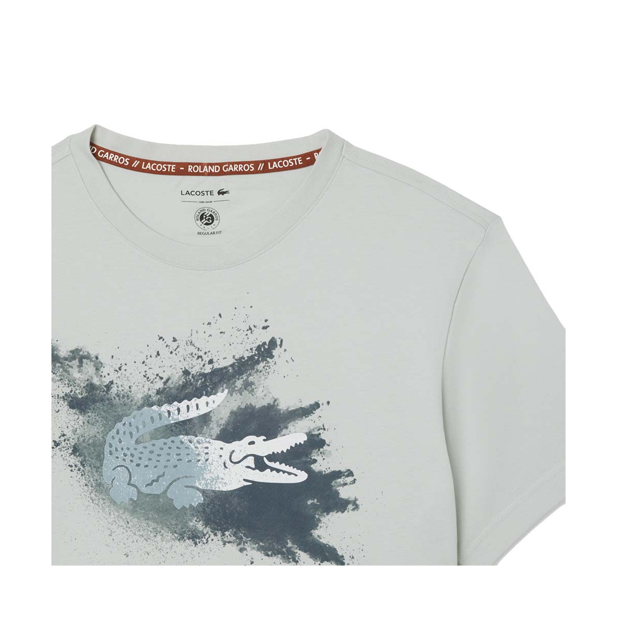 Lacoste Roland Garros Unisex Grijs T-shirt