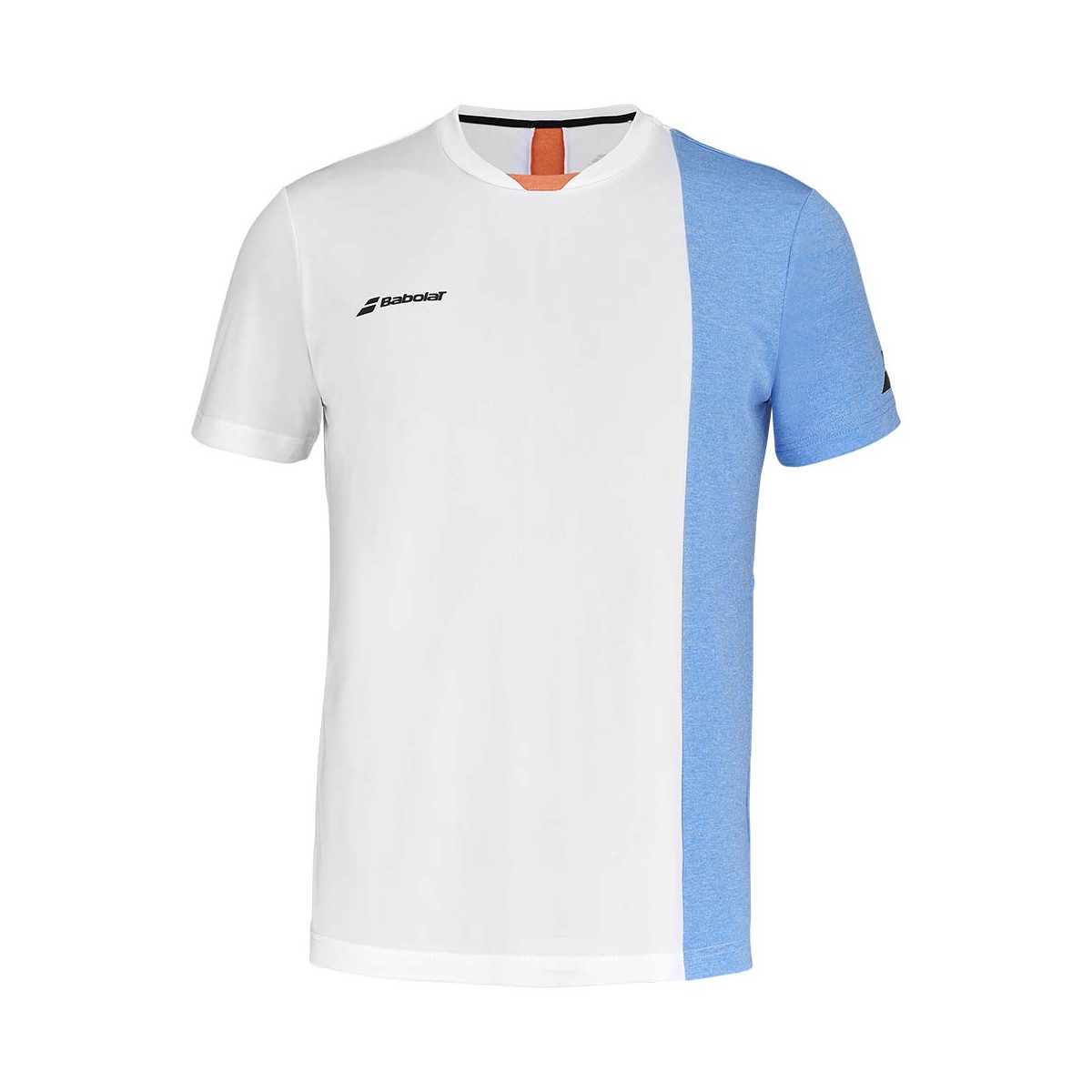 Babolat Play Crew Neck Junior Blauw / Wit T-Shirt