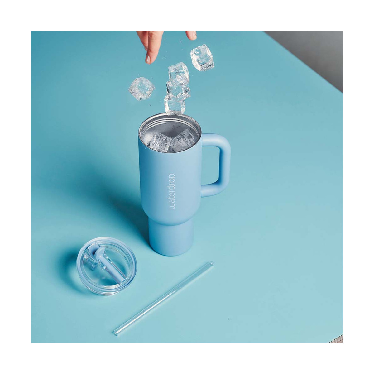 Gourde Waterdrop Exploreur Thermo Bleu