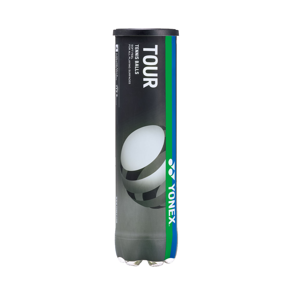 Tube de 4 balles Yonex Tour