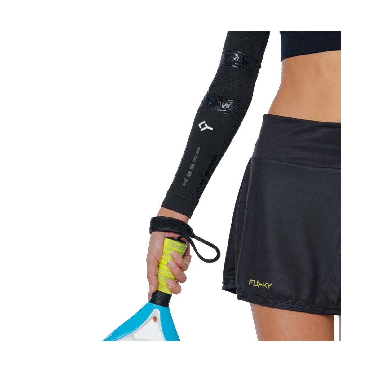 Manchon de compression Floky NO-STRAIN Noir