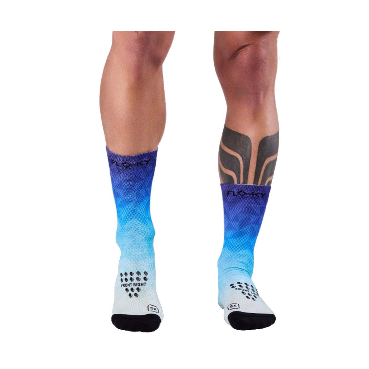 Compressiesokken Floky S-MASH 3D FANTASY Bali Blauw