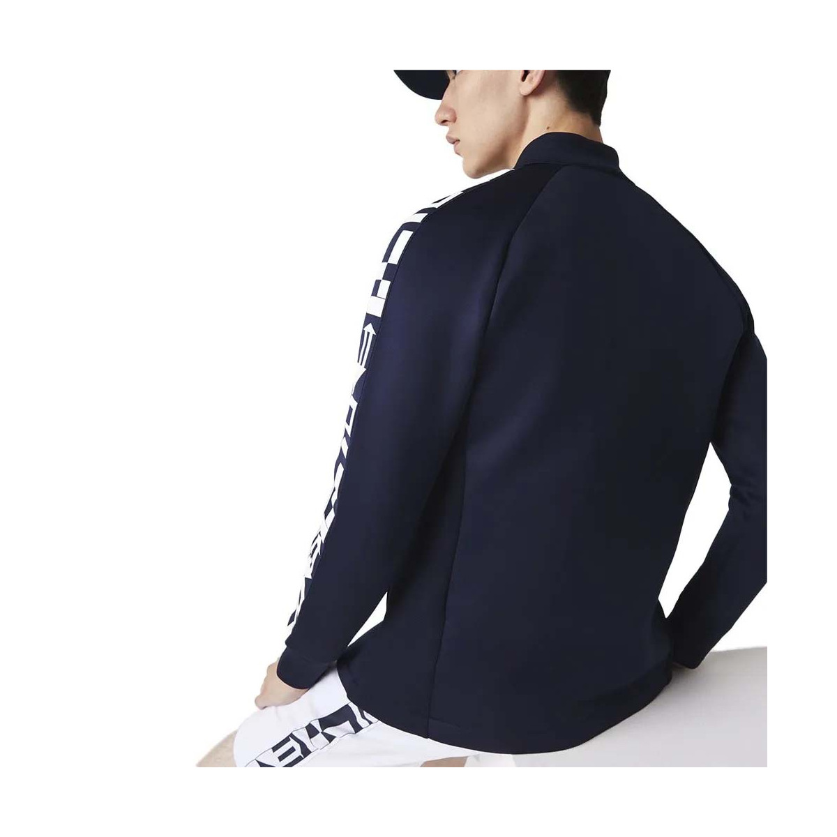 Veste zippée Lacoste Tennis Bleu marine