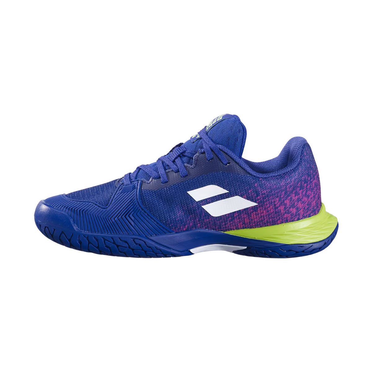 Chaussures Babolat Jet Mach 3 All Court Junior Bleu marine / Vert