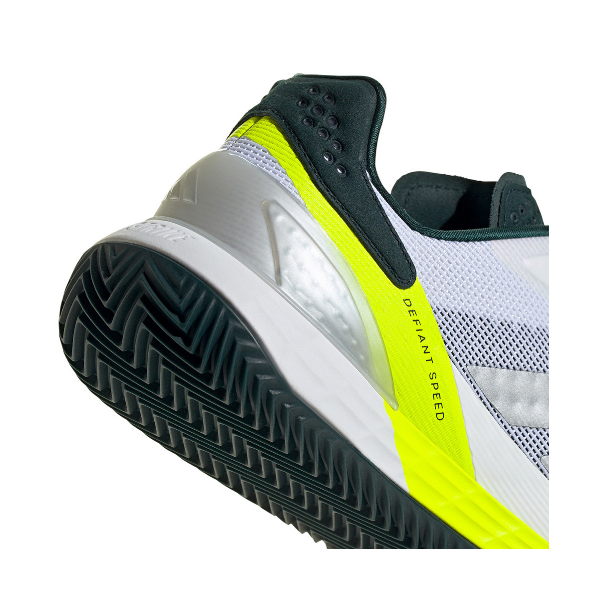 Chaussures Adidas Defiant Speed 2 Terre Battue Blanc / Jaune