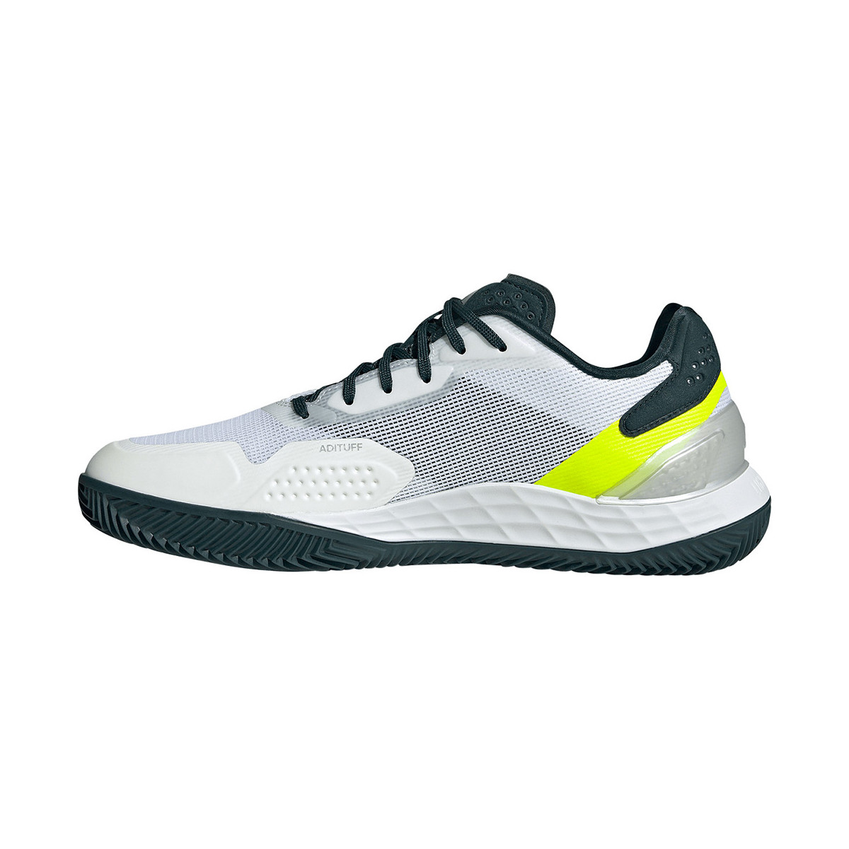 Chaussures Adidas Defiant Speed 2 Terre Battue Blanc / Jaune