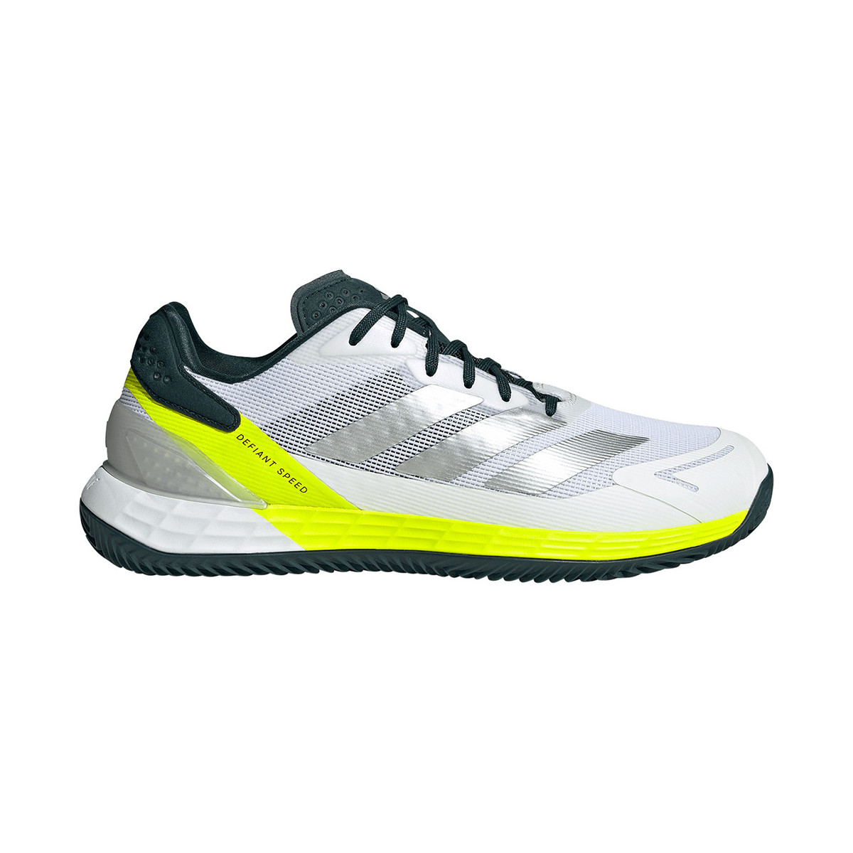Chaussures Adidas Defiant Speed 2 Terre Battue Blanc / Jaune