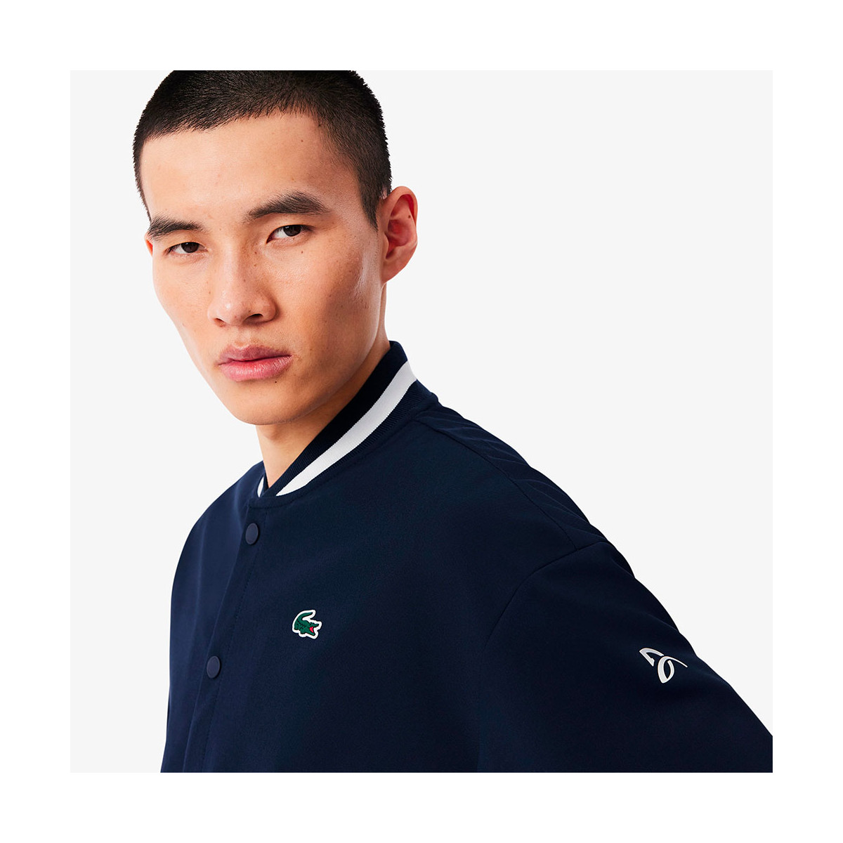 Veste zippée Lacoste Roland Garros Bleu marine