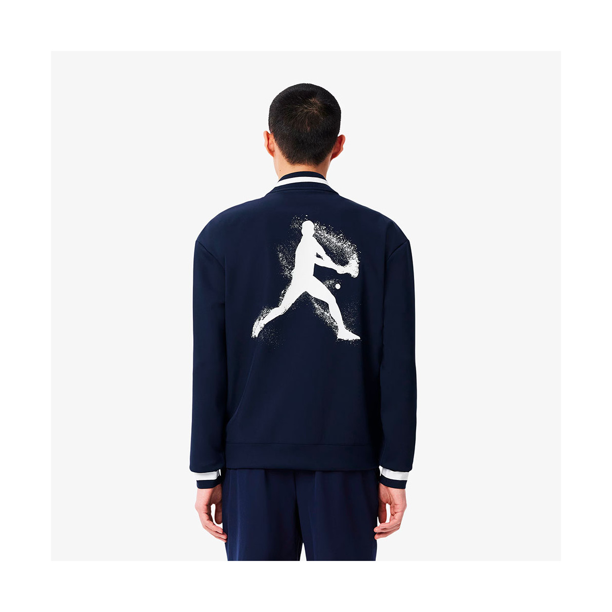 Veste zippée Lacoste Roland Garros Bleu marine