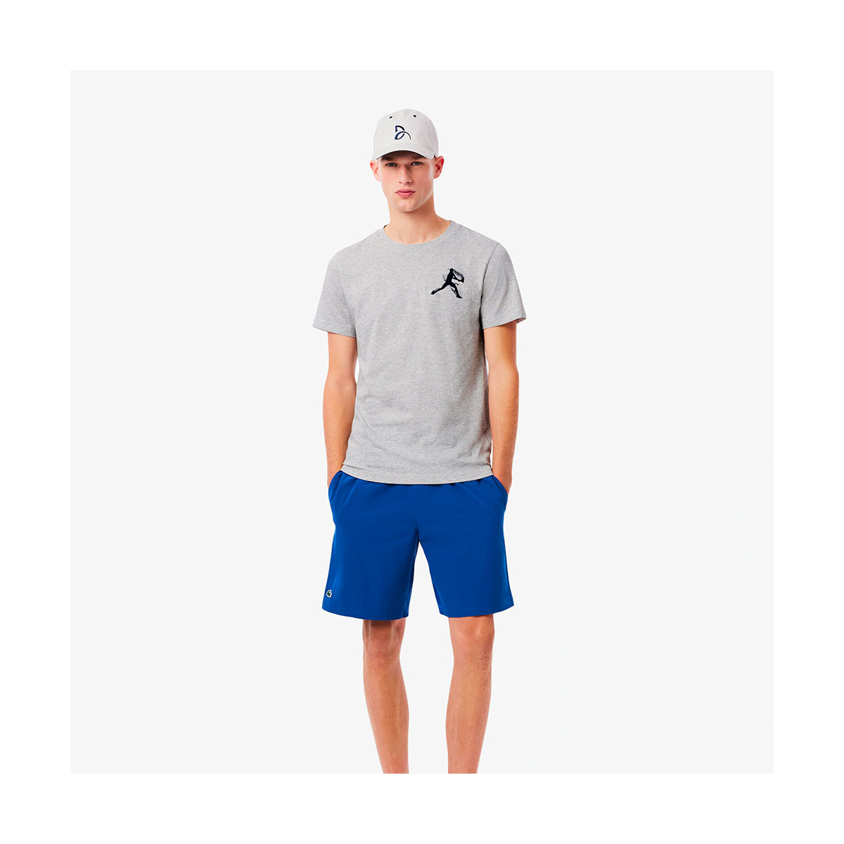 Pack T-Shirt + Casquette Lacoste Tennis x Novak Djokovic Rouge