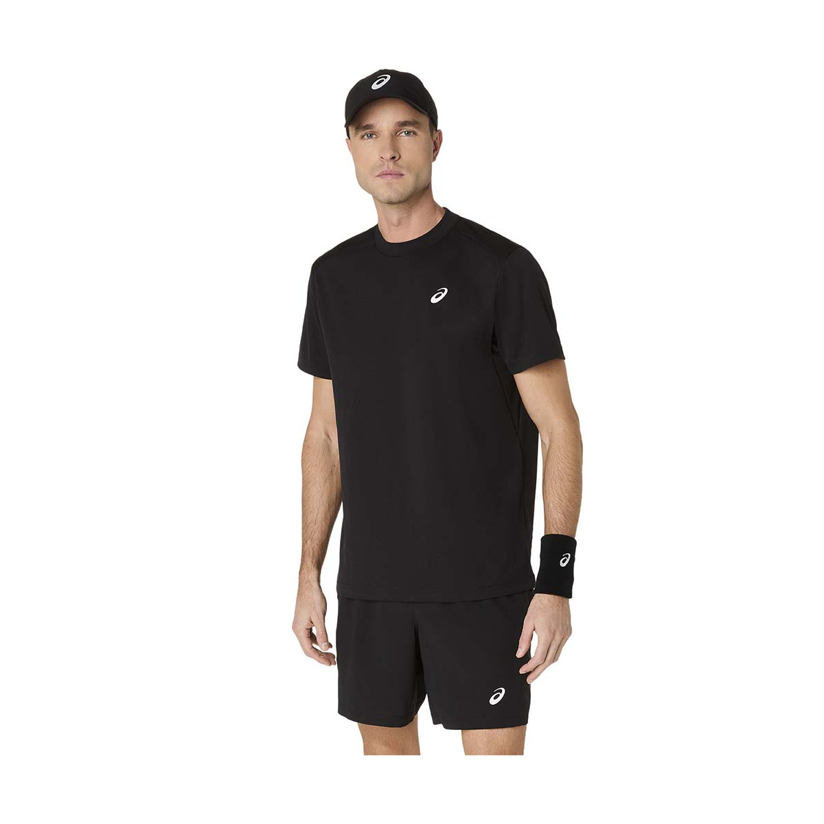 T-Shirt Asics Court SS Noir
