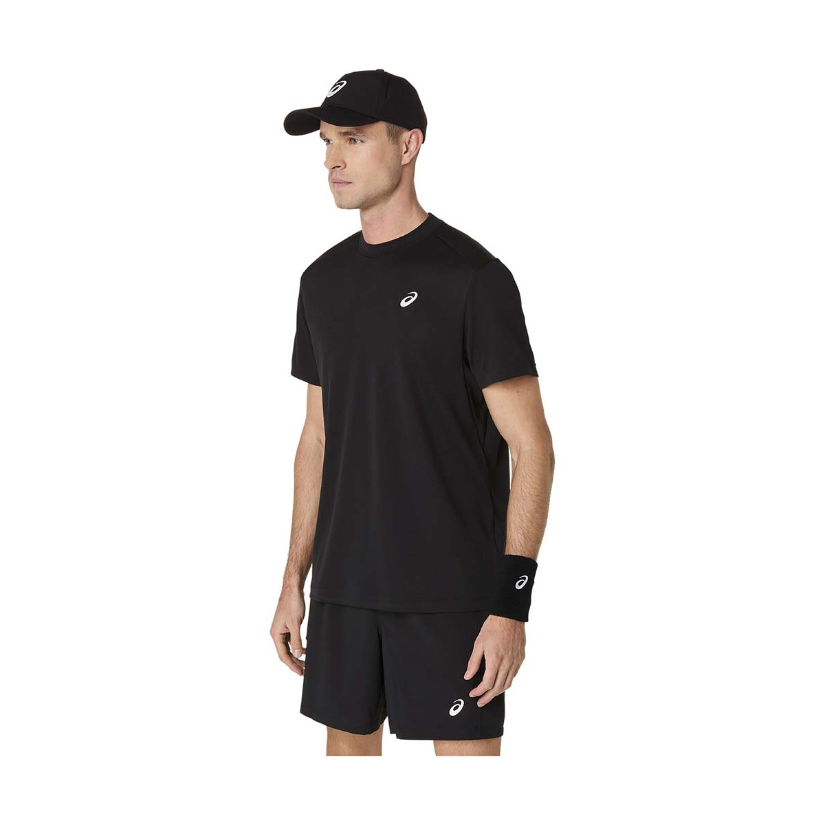 T-Shirt Asics Court SS Noir