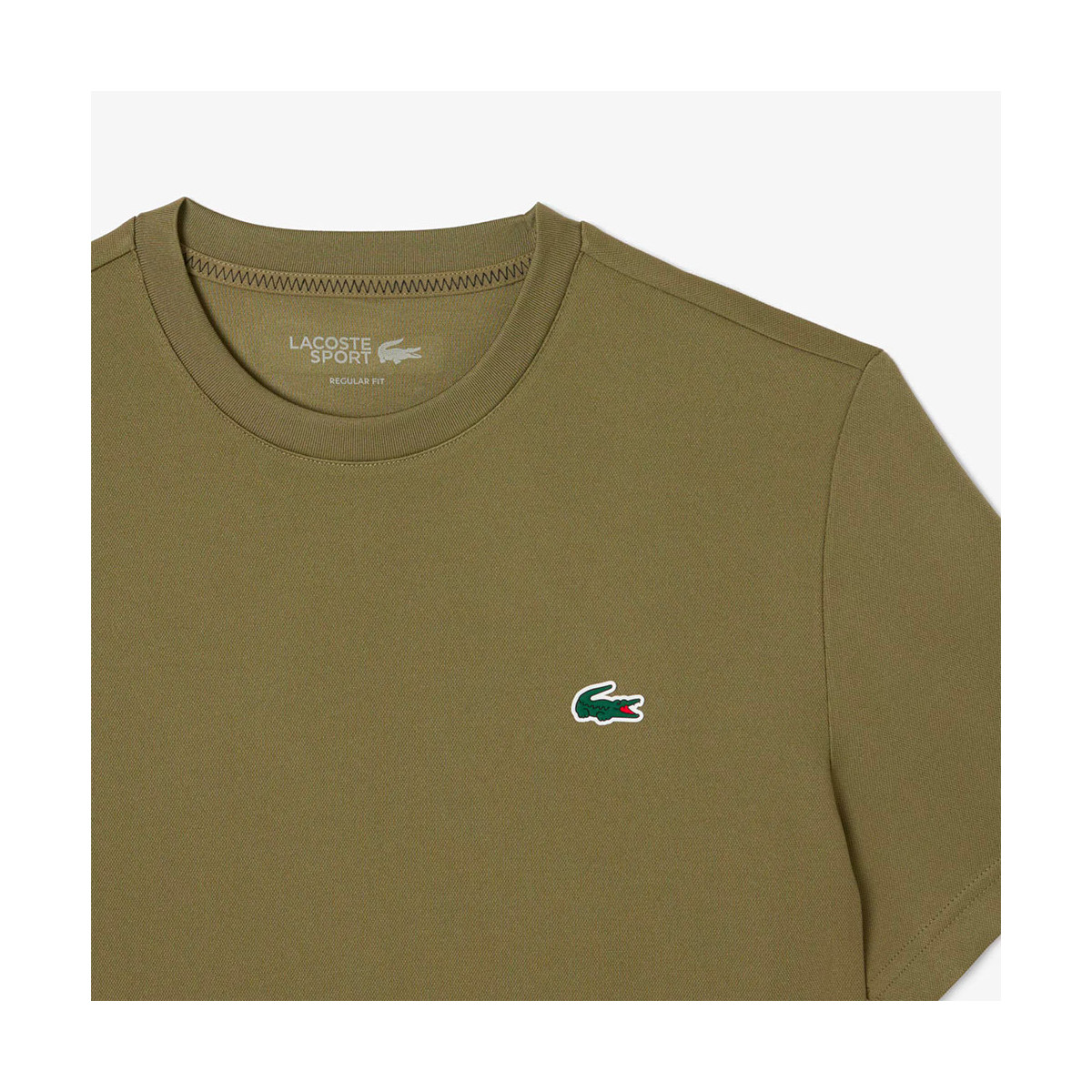 T-shirt Lacoste Ultra Dry Imprimé Kaki