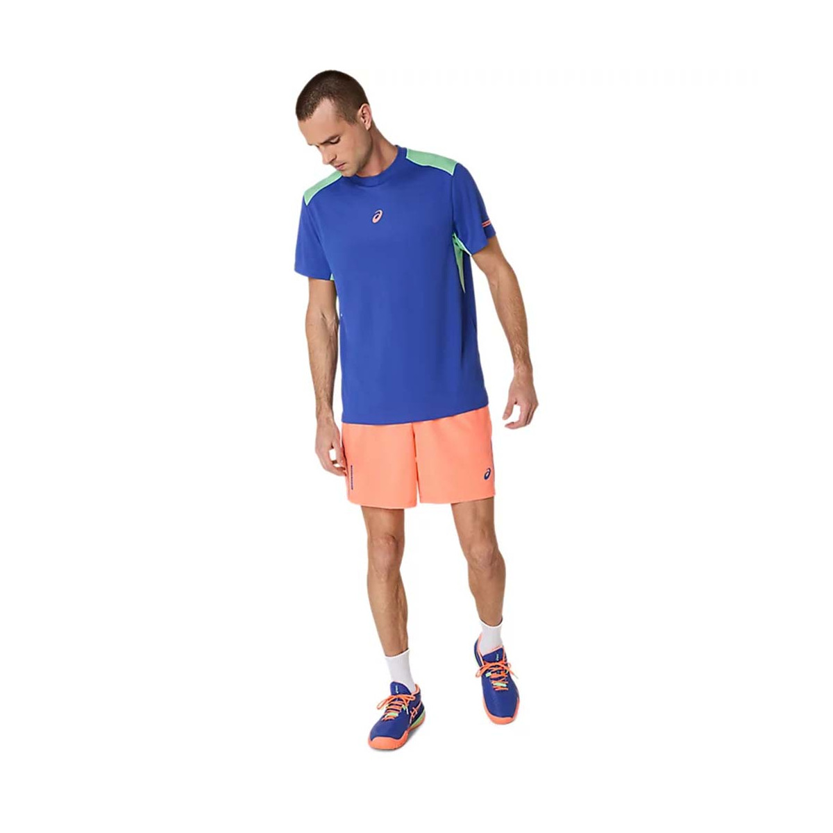 T-Shirt Asics Padel Court SS Munt / Koraal