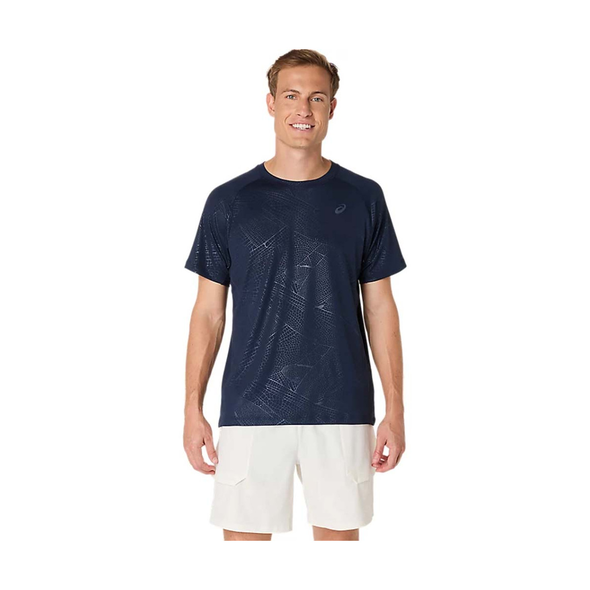 T-Shirt Asics Game All Over Bleu nuit