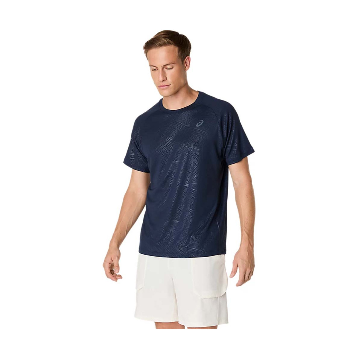 T-Shirt Asics Game All Over Bleu nuit