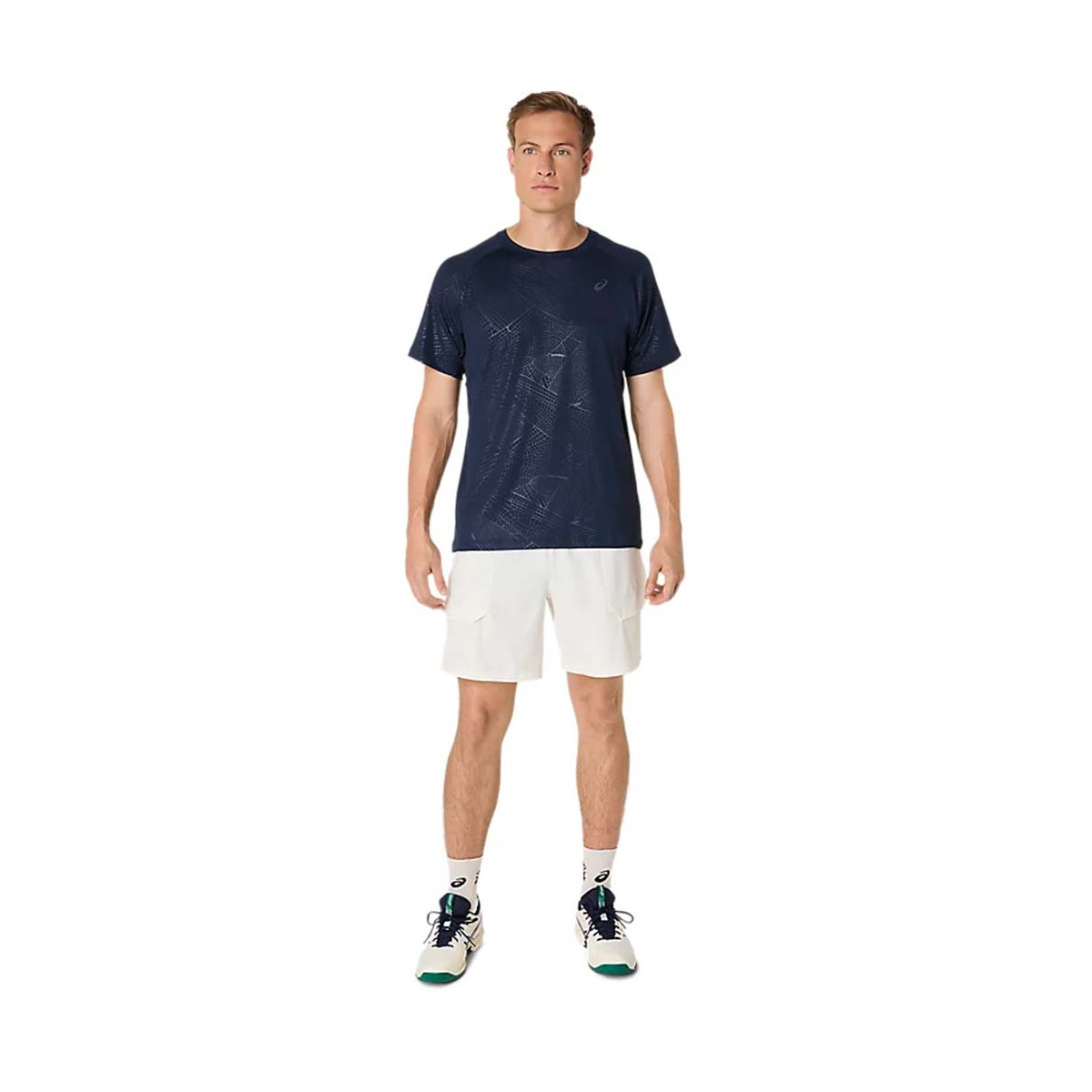 T-Shirt Asics Game All Over Bleu nuit