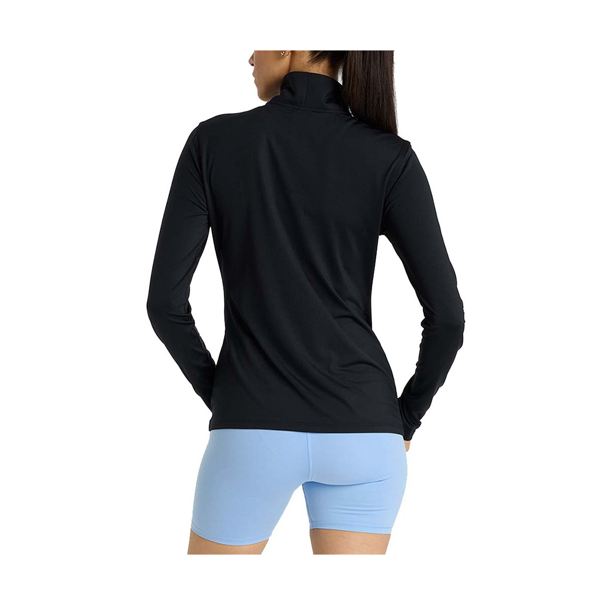 T-shirt met lange mouwen Mouratoglou Girls Zwart