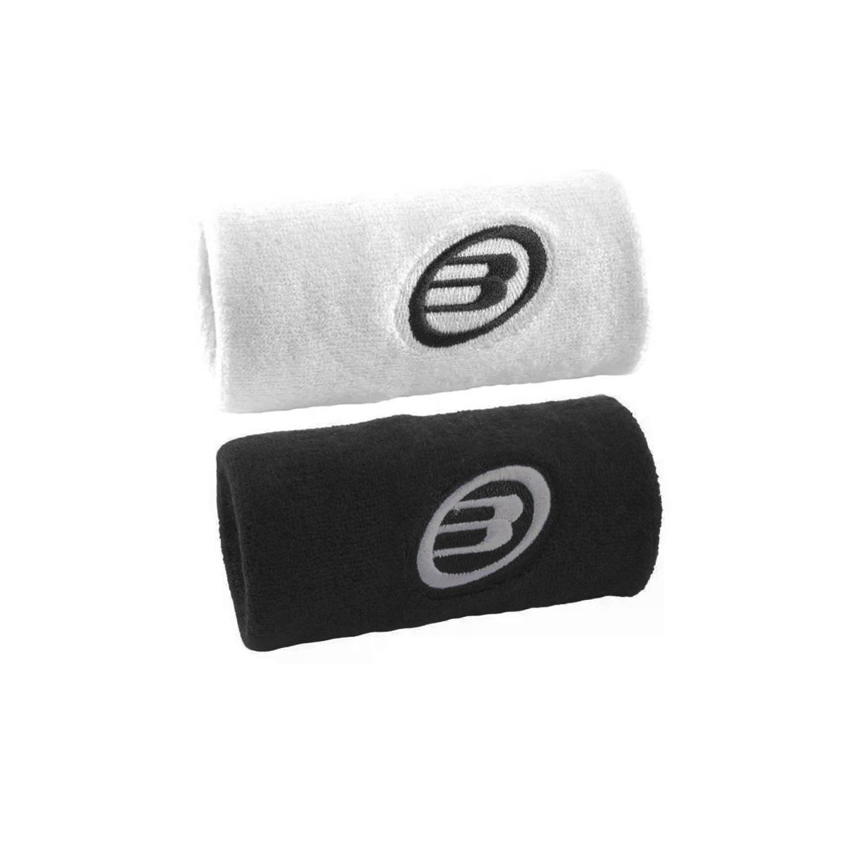 Wristbands Bullpadel Wit / Zwart x 2