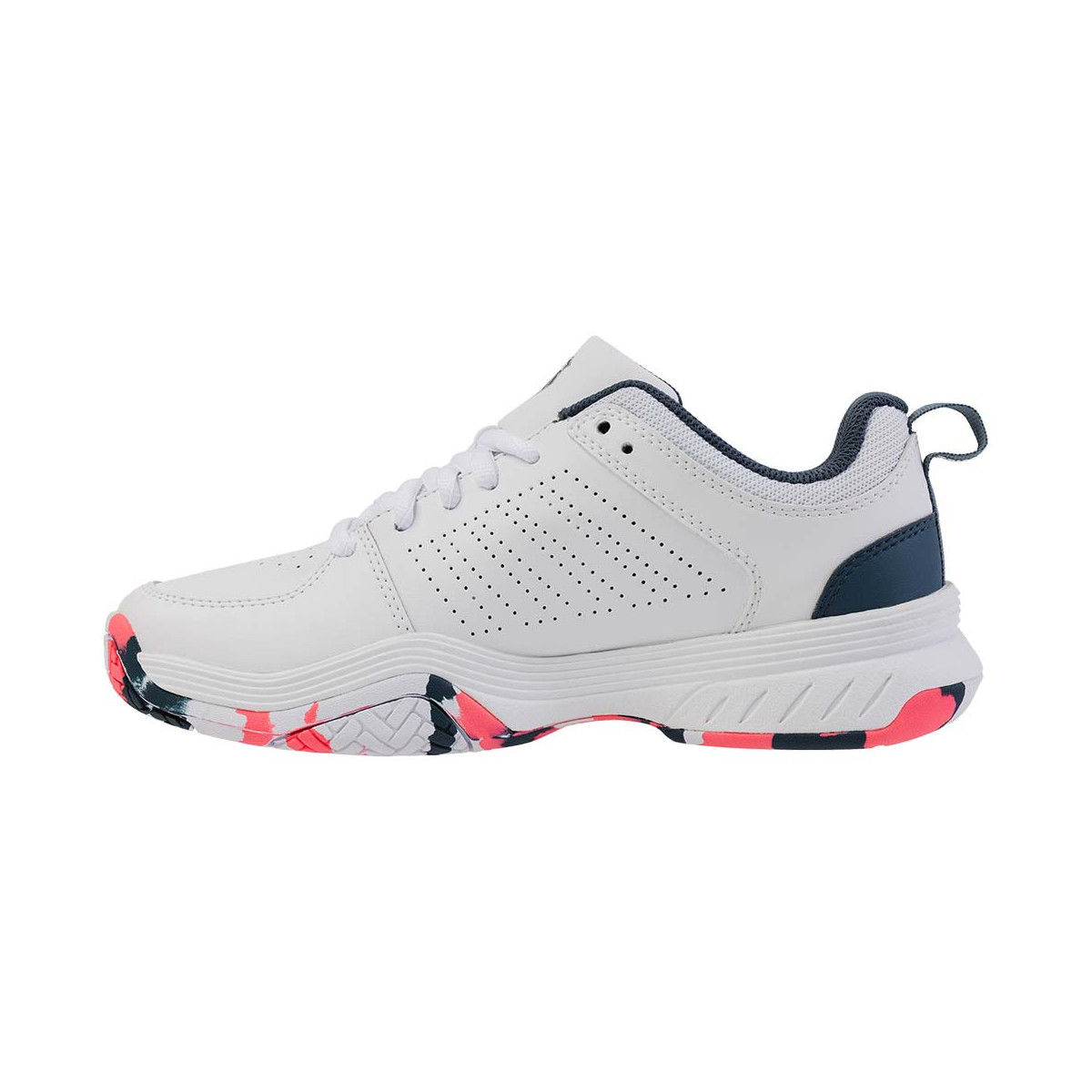 Chaussures K-Swiss Court Express 2 Junior Blanc / Bleu marine
