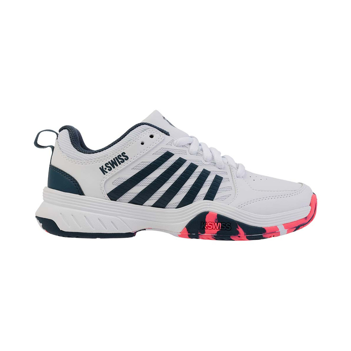 K-Swiss Hypercourt Express 2 Junior Schoenen Wit/Marineblauw