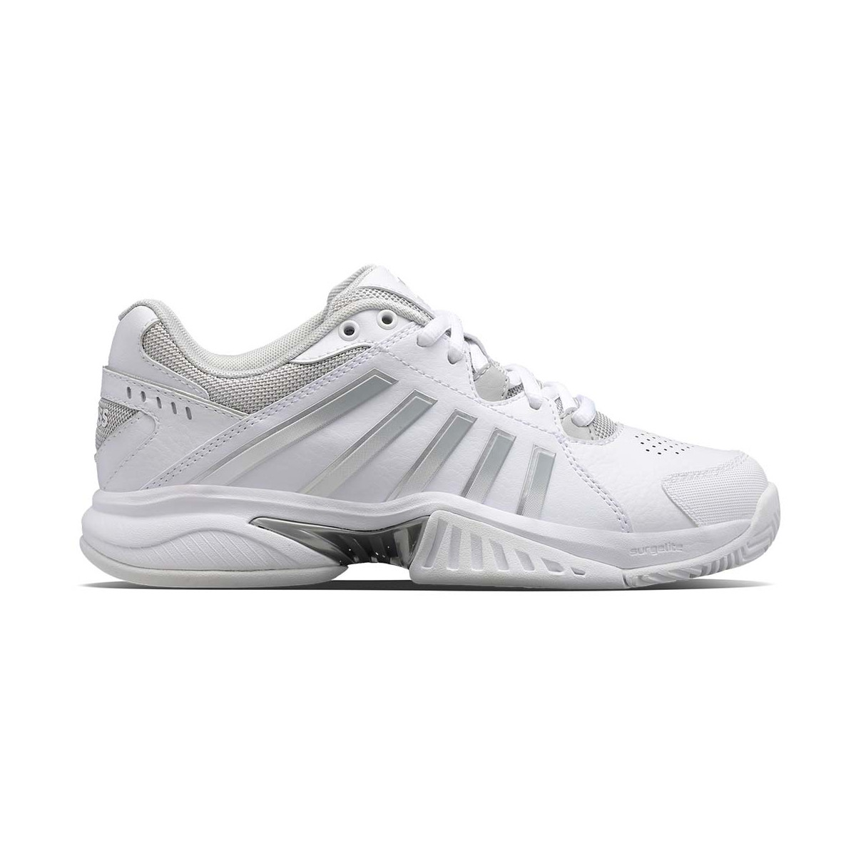 Chaussures K-Swiss Receiver V Femme Blanc / Gris