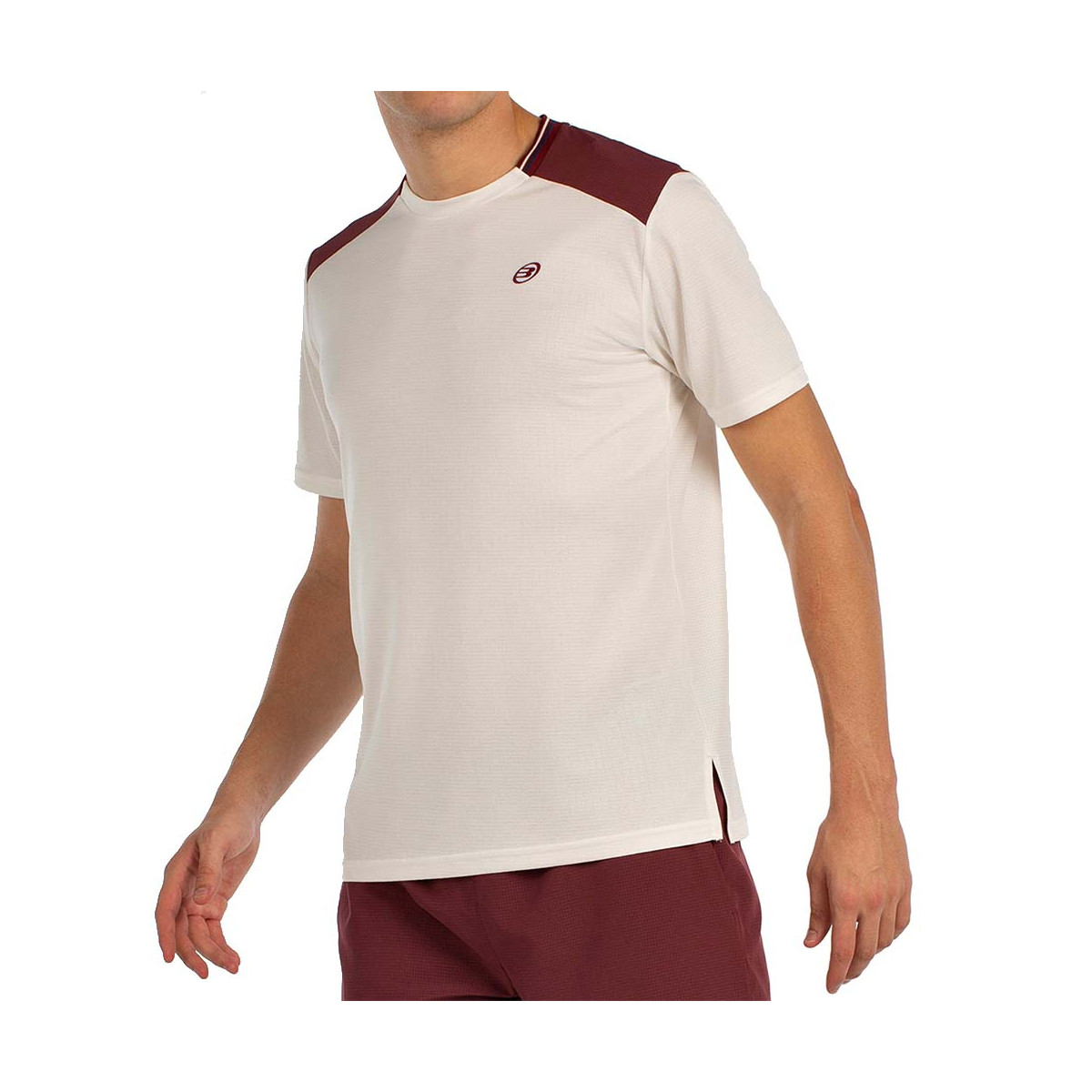 T-shirt Bullpadel Acrux Blanc cassé