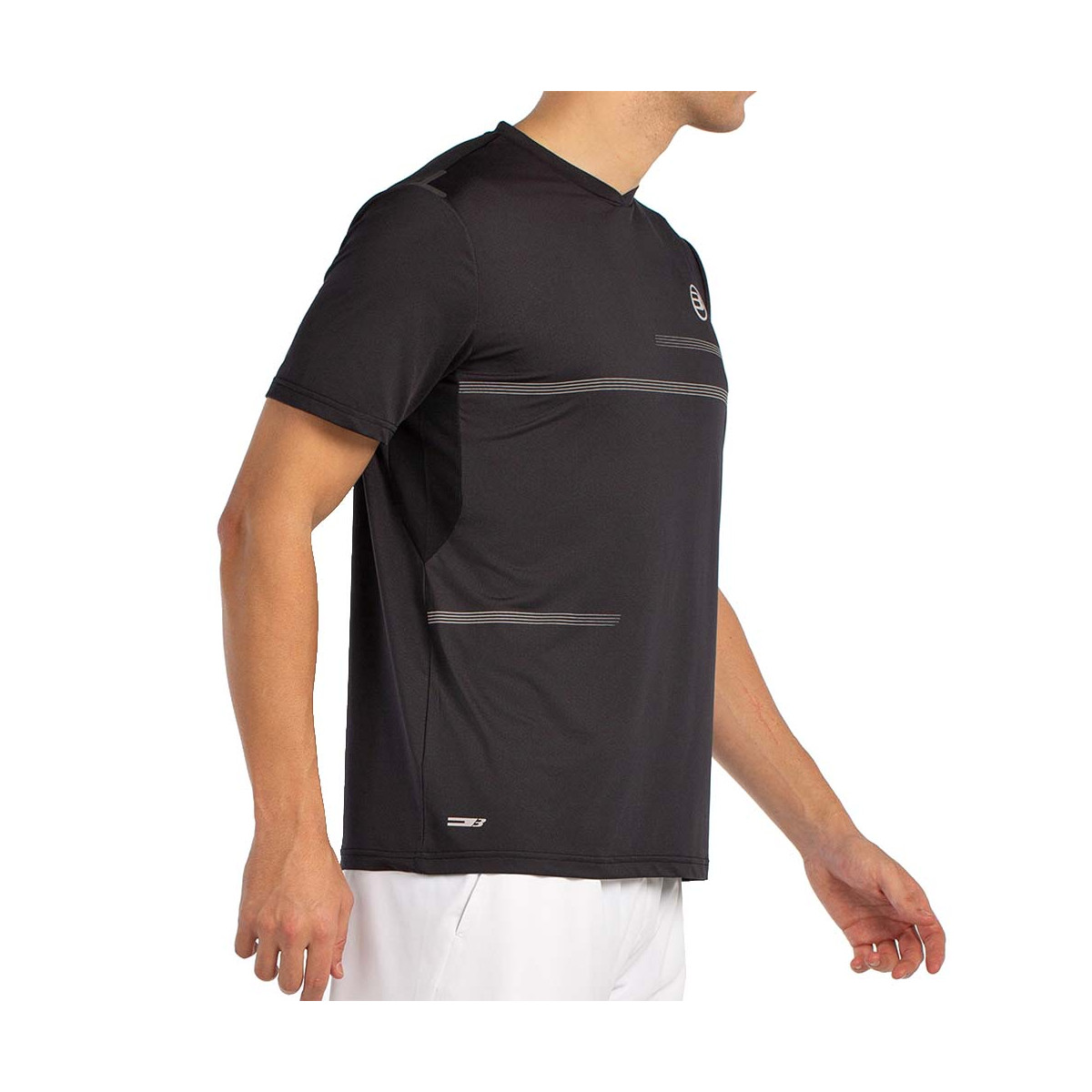 T-shirt Bullpadel Montuno Noir