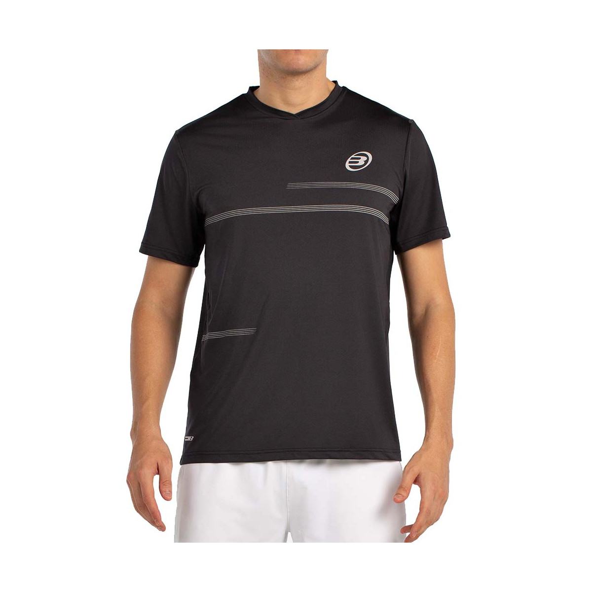 T-shirt Bullpadel Montuno Noir