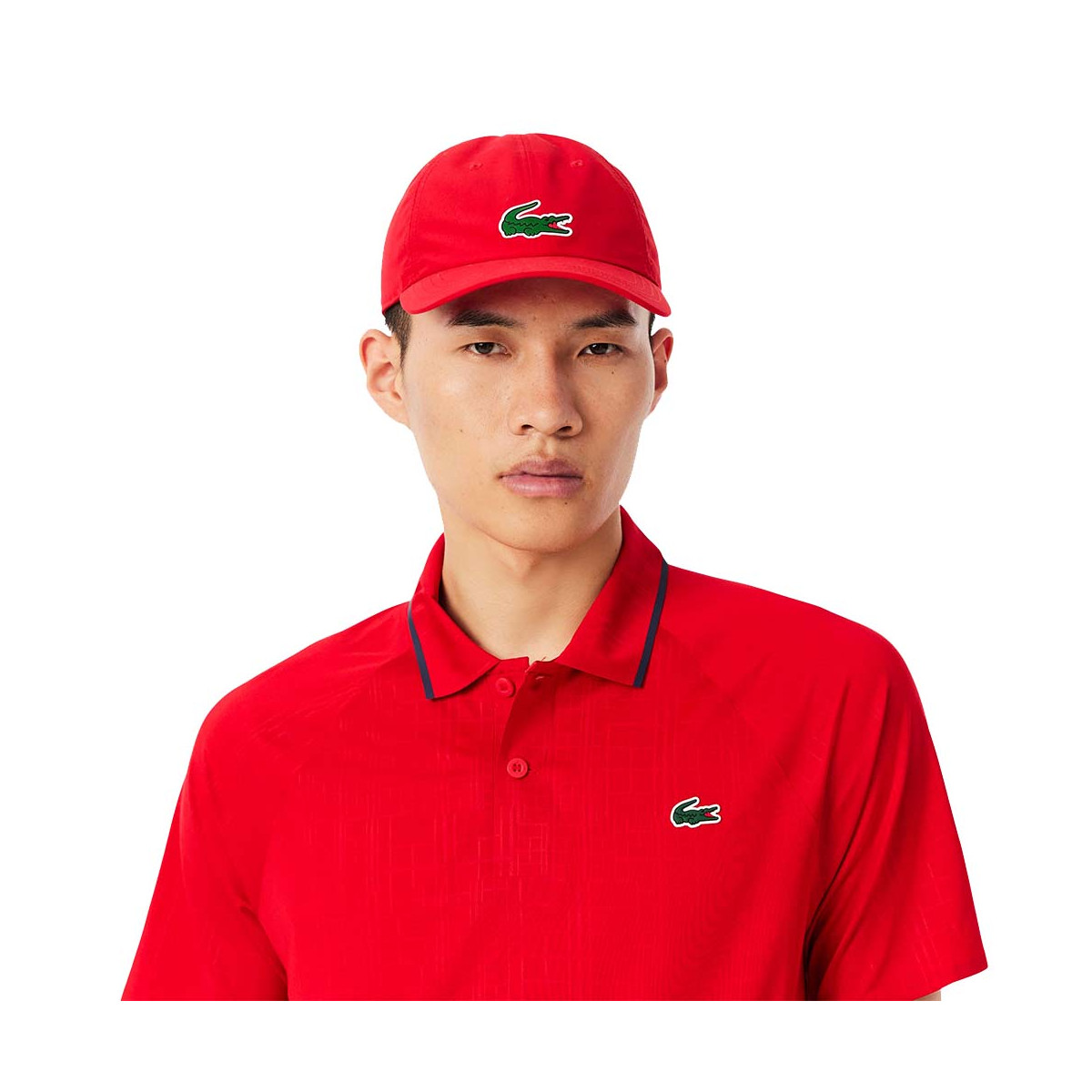 Casquette Lacoste Sport Djokovic Rouge