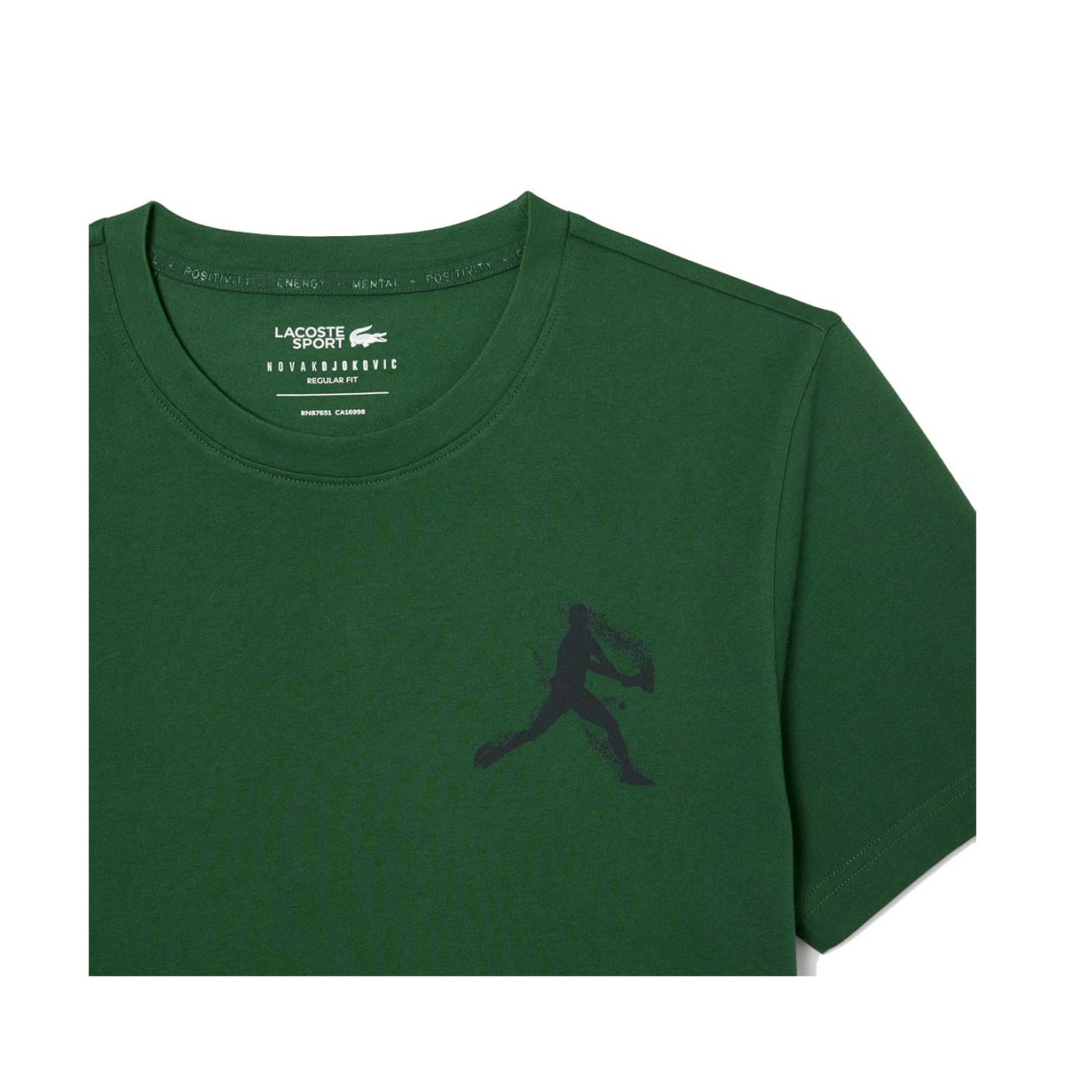 Pack T-Shirt + Casquette Lacoste Tennis x Novak Djokovic Vert