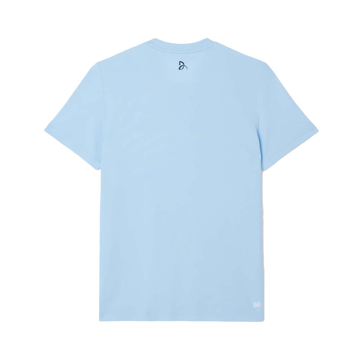 T-shirt Lacoste Tennis Novak Djokovic Ultra Dry Imprimé Bleu clair