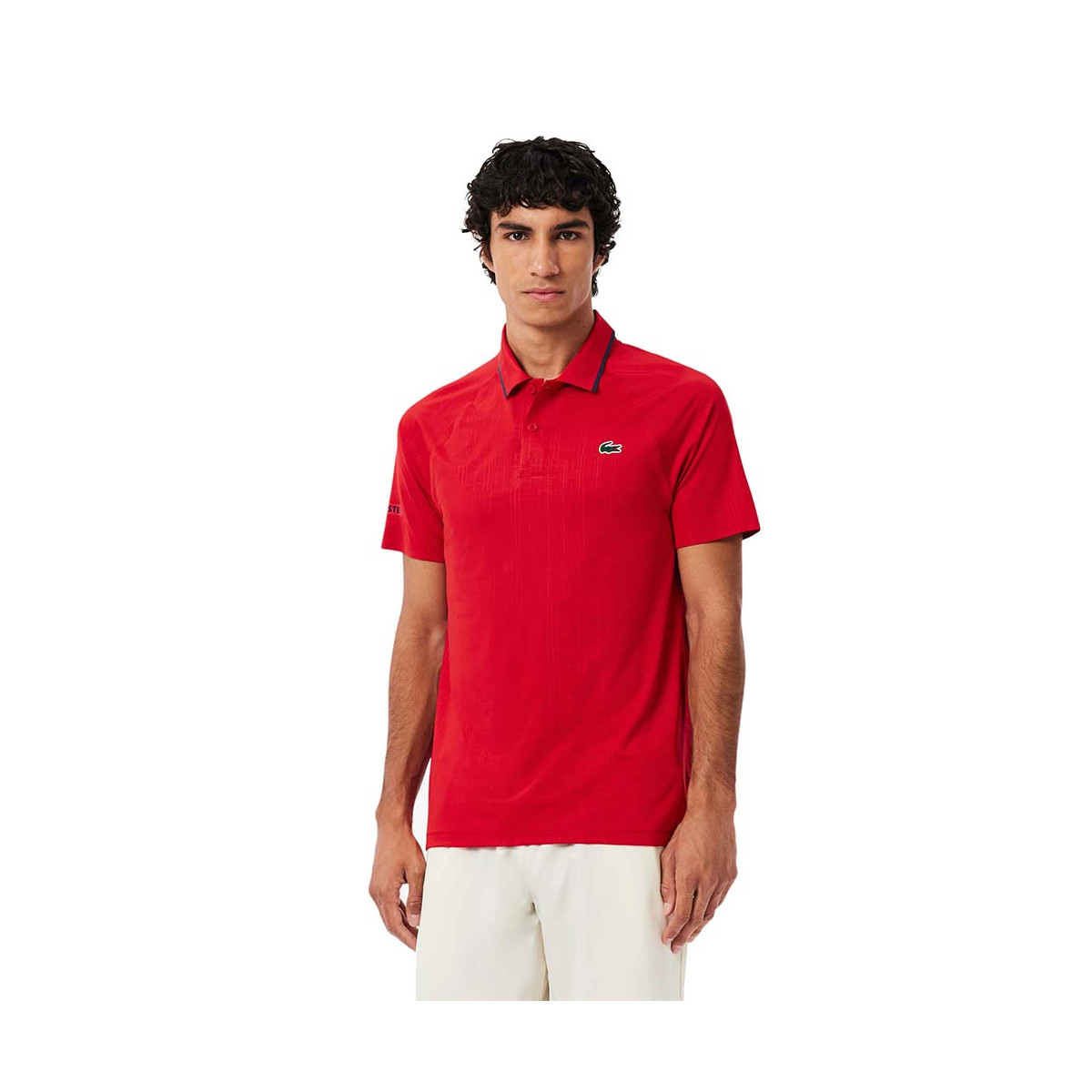 Polo Lacoste Tennis Novak Djokovic Rood