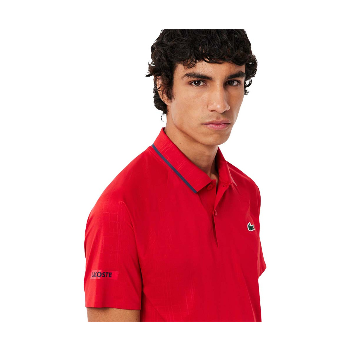 Polo Lacoste Tennis Novak Djokovic Rood