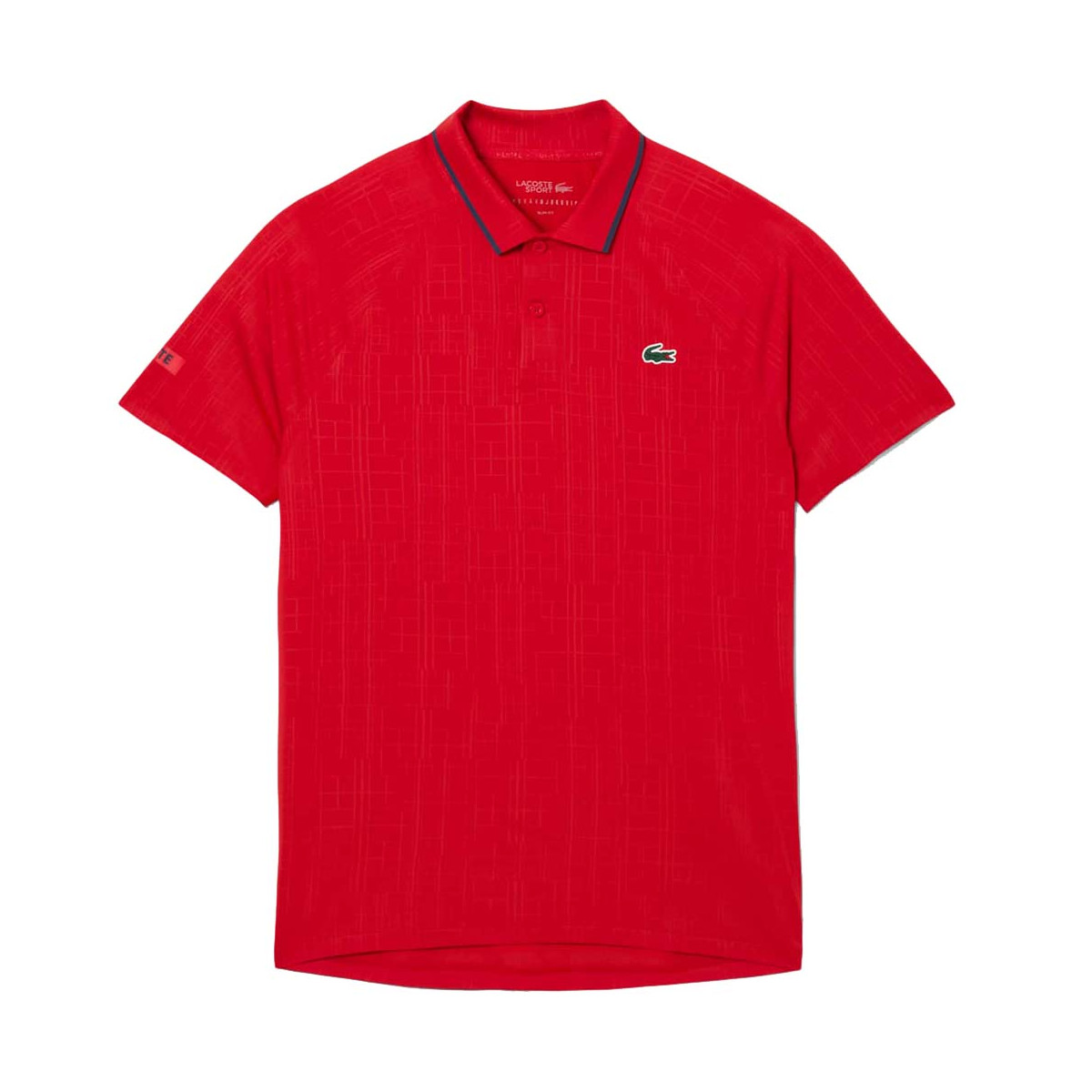 Polo Lacoste Tennis Novak Djokovic Rood