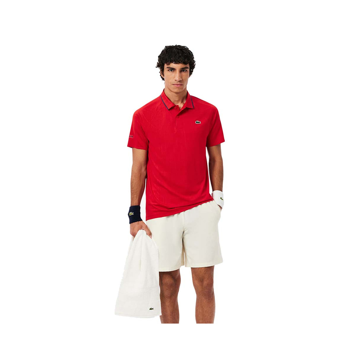 Polo Lacoste Tennis Novak Djokovic Rood