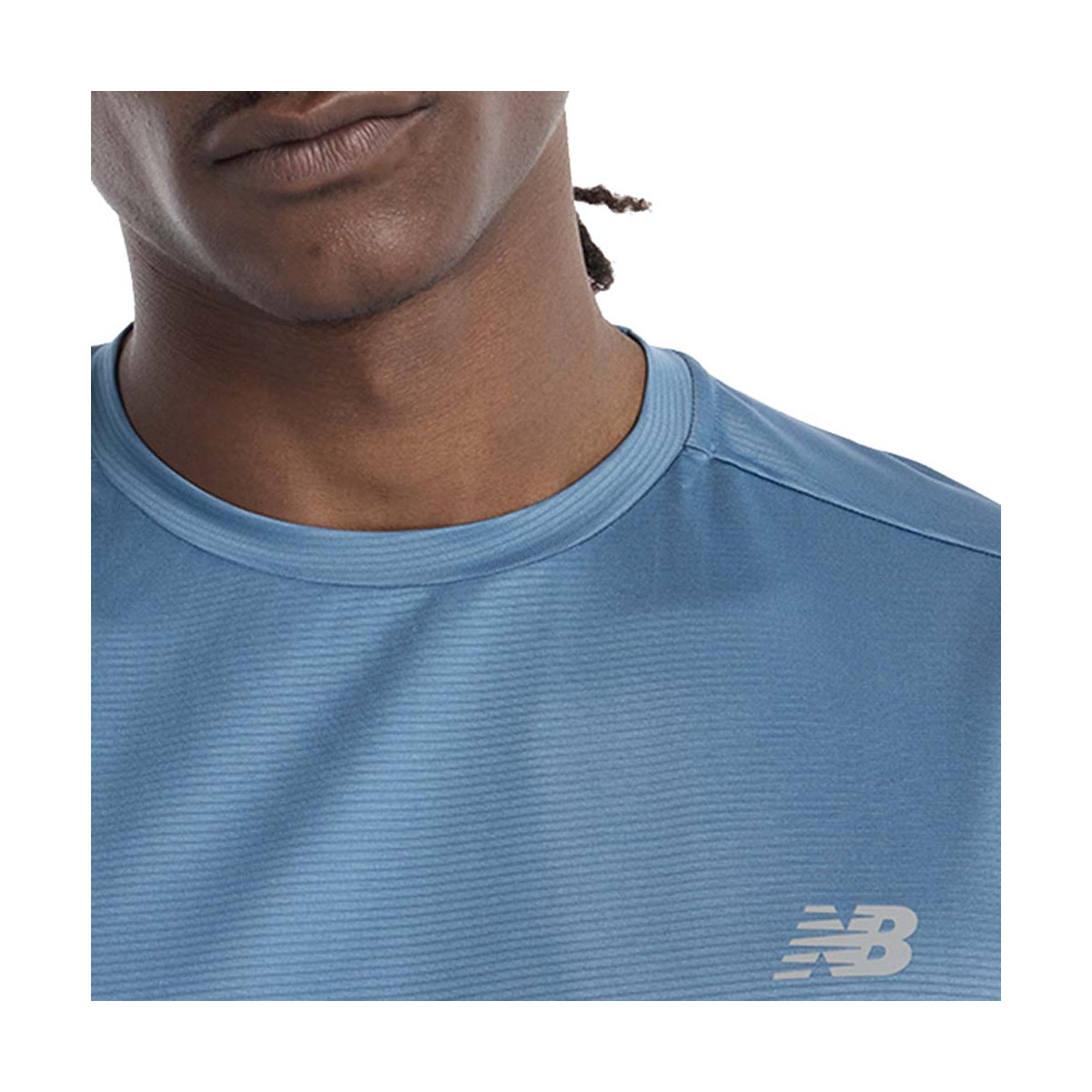 T-shirt New Balance Essentials Bleu gris