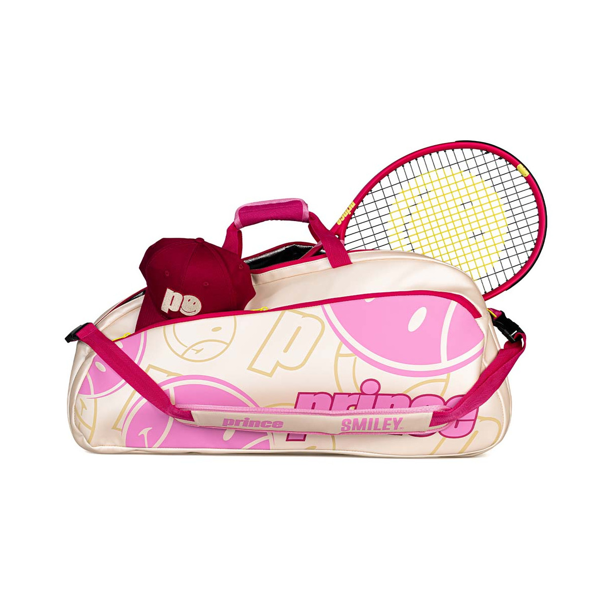 Prince x Smiley Tour 6R Groene Tennistas