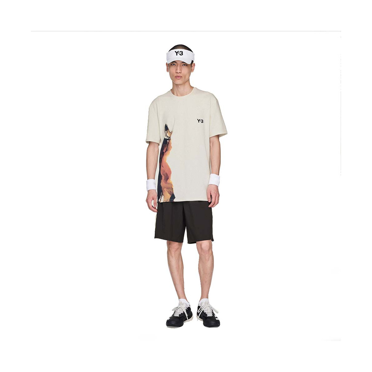T-Shirt Adidas Pro FreeLift Y-3 Blanc cassé