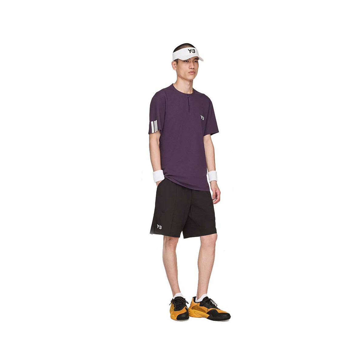 T-Shirt Adidas Pro Zip Y-3 Violet
